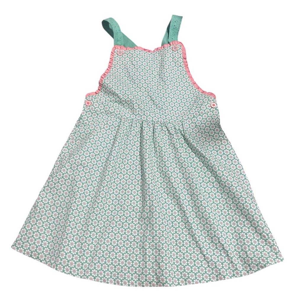 NWT Matilda Jane Enchanted Garden Clare Eyelet and Ruffle Jumper Pockets Size 16